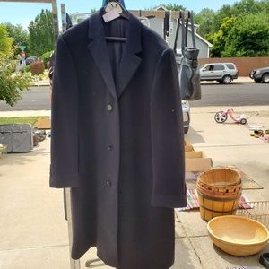 Black Calvin Klein Dress Coat